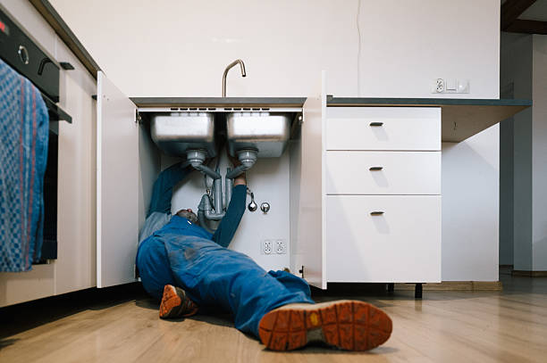 Professional Plumbing technician working in Verona, NJ